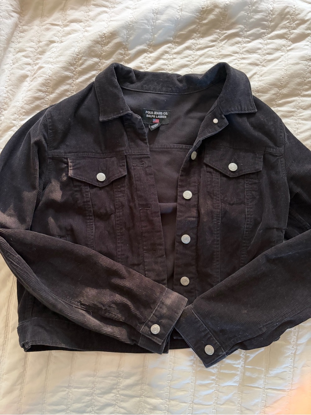 Polo by Ralph Lauren Black Corduroy Jacket